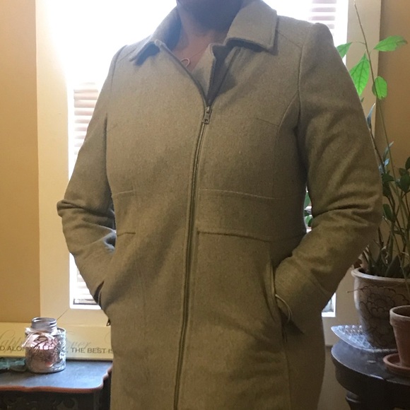 Mossimo Grey Wool Coat - Picture 3 of 5